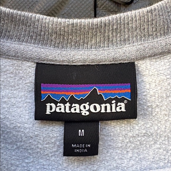Patagonia Light Gray Crewneck Men's Sweater size M - Picture 5 of 6